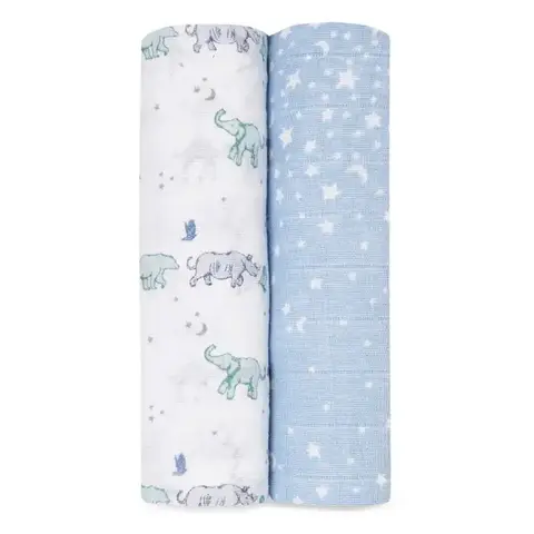 aden + anais™ Boutique Cotton Muslin Swaddles 2 Pack Rising Star