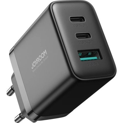 JOYROOM Fast Charger JR-TCF10 32W 2C1A (Black) – EU Adapter