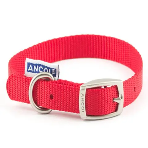 Ancol Viva Collar Red 28-36cm Size 3