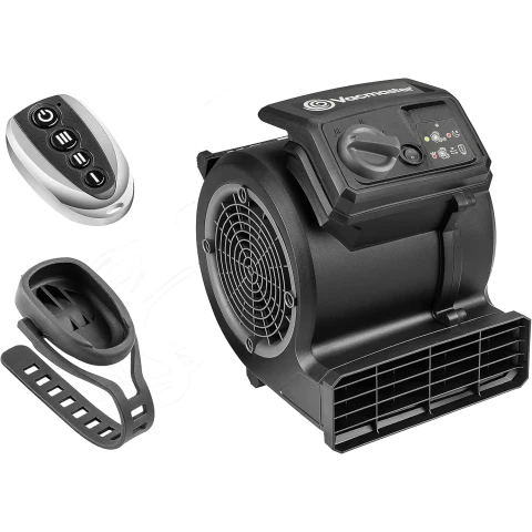 Vacmaster AM1202R Cardio54 Gymvloer Ventilator met Afstandsbediening Fietsventilator Stille Ventilator