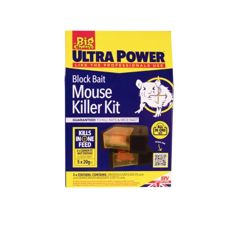 Big Cheese Ultrapower Mouse Bait Block Kit
