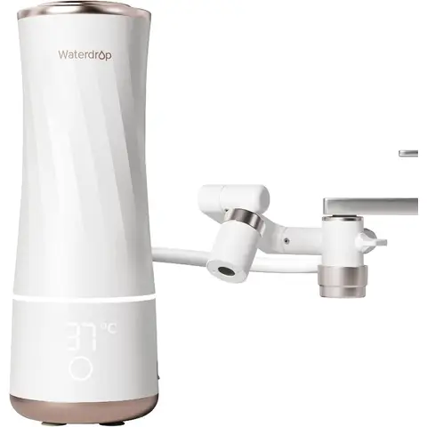 Waterdrop BFC2 Countertop Water Filtration System, Gentle and Deep Cleaning, Reduces Chlorine, Moisturizes and Enhances Water Taste, UK Standard.