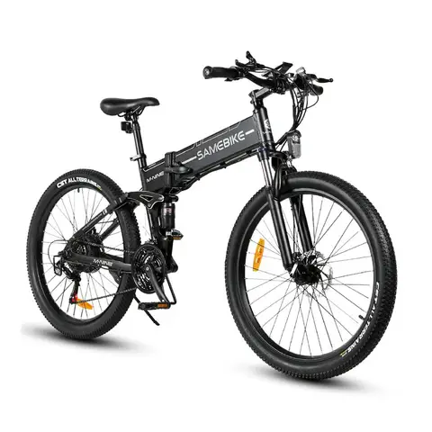 Samebike LO26-II-YD adult electric bike 900W city ebike 48V14AH E-bike 26 inch folding ebike LO26-II-FT-YD-BK-EN