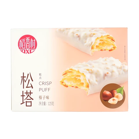 Dao Xiang Cun Crisp Puff mit Haselnussgeschmack, 125 g