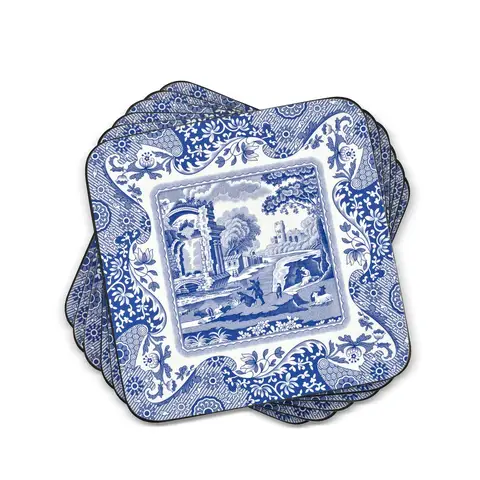 Pimpernel Spode Blue Italian Set of 6 Coasters