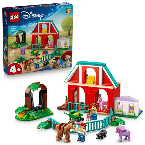 LEGO Disney Pixar Ranch de Blaze 43304 Set de Jouets de Construction