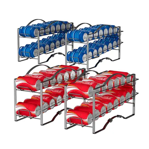 SRD Black Cola Can Display Stand, 4-Piece Set