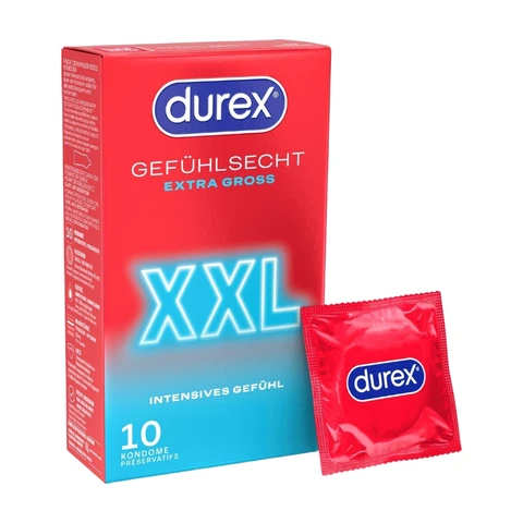 Durex XXL Kondome - Extra große Größe für maximalen Schutz