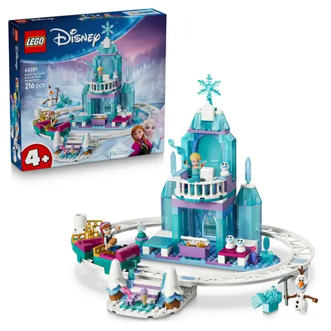 LEGO Disney Princess 43281 Le château de glace et la piste enneigée d’Elsa
