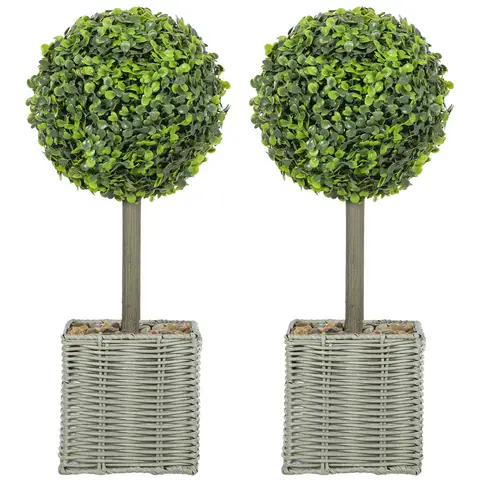 Knstliche Kugelpflanzen - Dekorative Topiaries | Zimmerpflanzen Deko