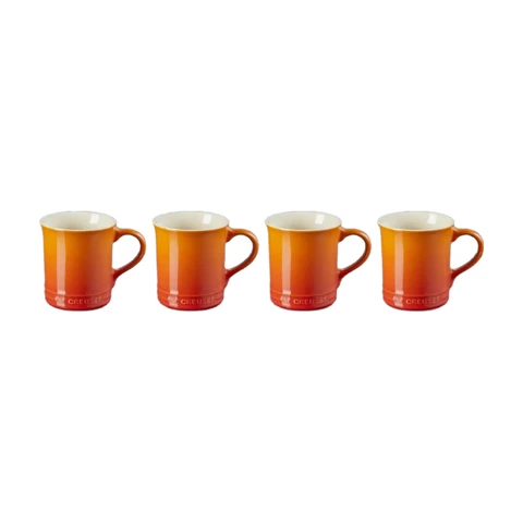 Le Creuset Becher Seattle 400 ml 4er-Set Orange