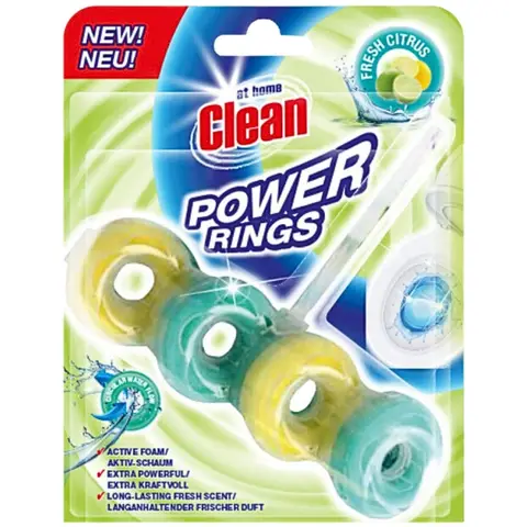 At Home Clean Toiletblok Power Rings Citrus 40 g