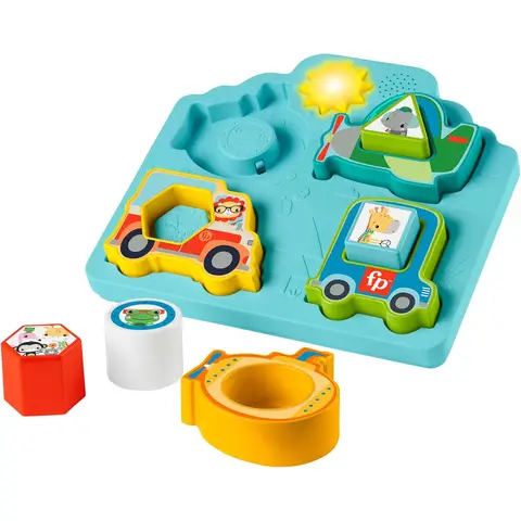 Fisher-Price Shapes & Sounds Vehicle Puzzle