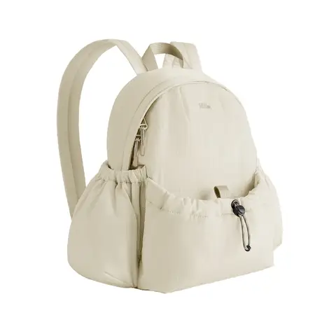 Beneunder LC183, erweiterbarer Rucksack 10L, wasserdichter und leichter Reise-Rucksack mit erweiterbarer Kapazität, spritzwassergeschützt und versteckten Taschen für Pendeln/Wandern, Unisex Essentials, Beige