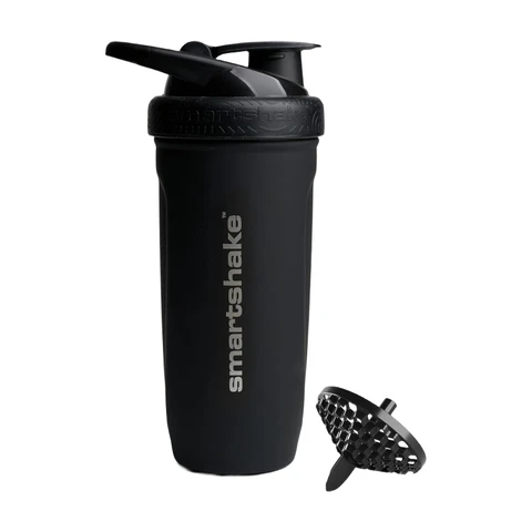 Smartshake Reforce Edelstahl - 900 ml - Schwarz