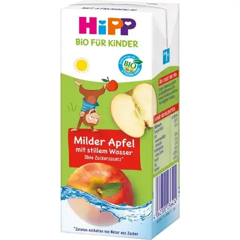 HiPP Bio Mild Apple with Still Water from 1+, 200 ml