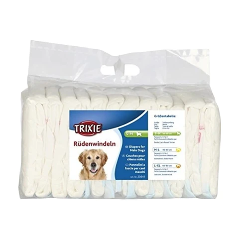 Jollypaw door Trixie Hondenbroeken Mannetje L/XL 12 stuks