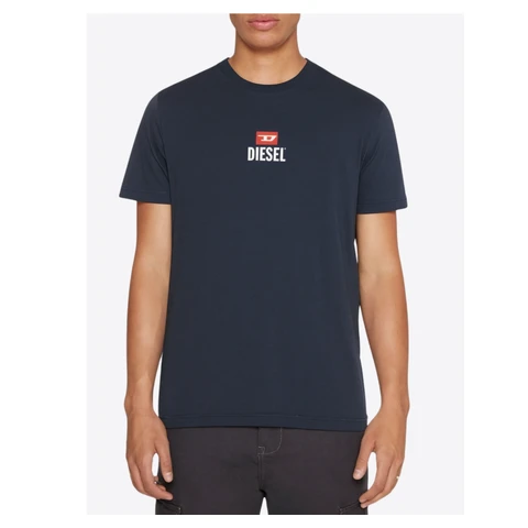 DIESEL T-JUST -SMALL-NEW D LOGO MAGLIETTA L