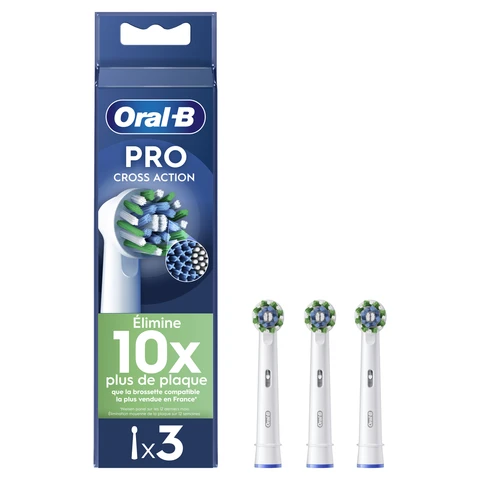 Oral B Brossettes Cross Action x3
