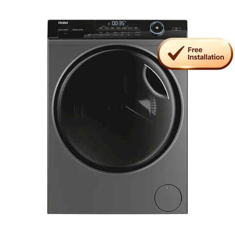Haier HWD90B14959S8NUK I-Pro Series 5 9kg/6kg 1400 Spin Washer Dryer - Graphite