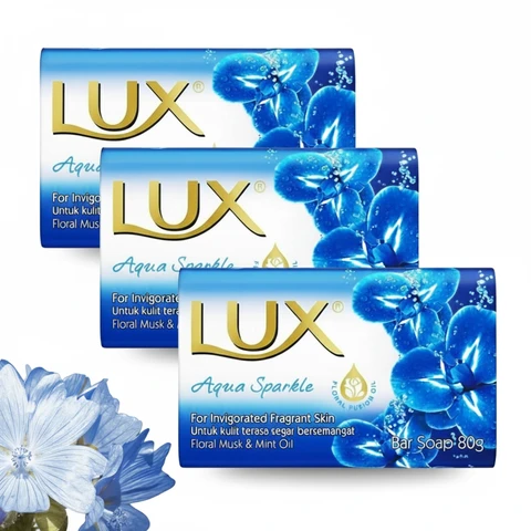 Lux Zeep Aqua Blue 3-pack x 80g