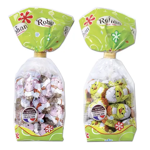 CONFISERIE ROHAN Sachets MINIS POUSSINS / MOUTONS 150g