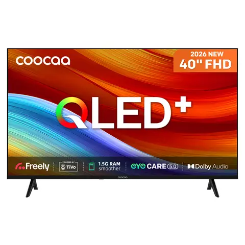 Coocaa 40"CTQH38 Direct-LED FHD HDR10 Dolby Audio QLED Freely Tivo Smart TV-40CTQH38ZUK
