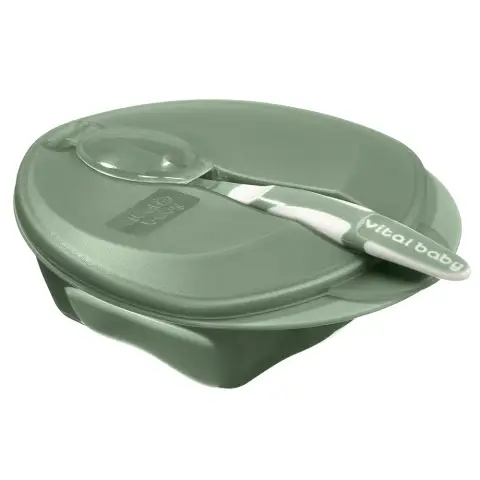 Vital Baby Nourish Scoop Feeding Set 1 Pack Natural Moss