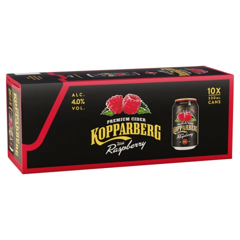Kopparberg Raspberry 10 x 330ml