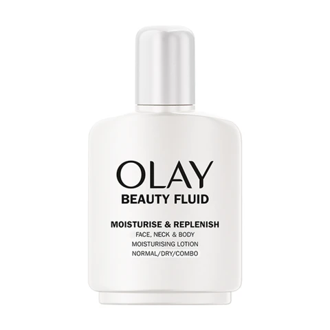 OLAY Beauty Fluid Moisturise & Replenish Face, Neck and Body Lotion 200ml