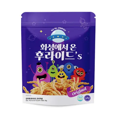 Arawoom Fried Squid From Mars (Original) 80g 火星魷魚條 (原味) 80克