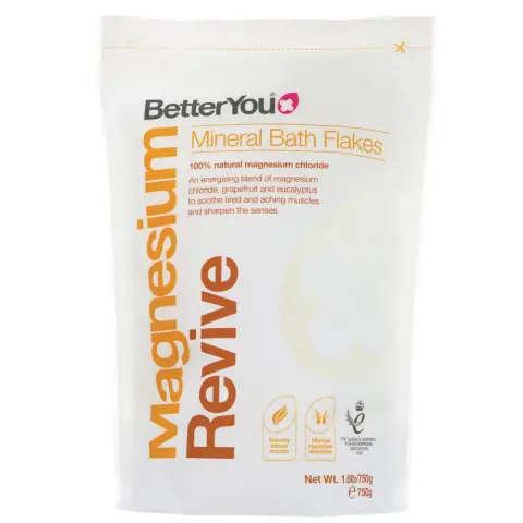 BETTER YOU - Magnesium Revive Flakes - With Grapefruit & Eucalyptus - 750G