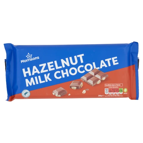 Morrisons Milk Chocolate Wholenut 200G