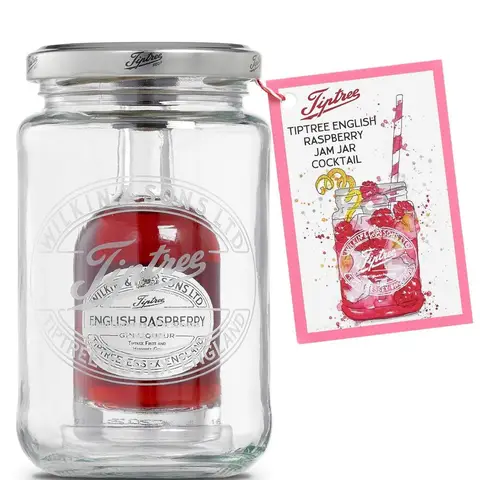 English Raspberry Gin Jam Jar Cocktail 28% ABV 5cl