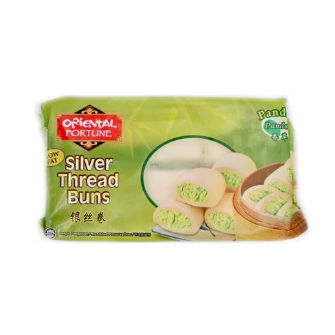 Oriental Fortune Silver Thread Buns - Pandan Flavor 360g