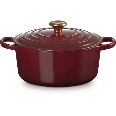 Le Creuset Cocotte Rotonda. Evo 24cm Granat