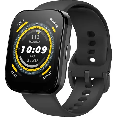 Amazfit Bip 5 4,85 cm (1.91") lcd 38 mm digitaal 320 x 380 pixels touchscreen zwart gps (satelliet)