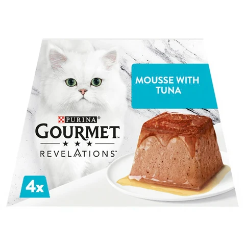 Gourmet Revelations Mousse Cat Food Tuna 4 x 57g