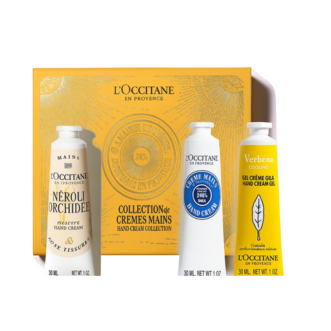 L'Occitane Shea Butter Hand Cream 3-Piece Gift Set 90ml Shea Hand Cream 30ml + Neroli & Orchid Hand Cream 30ml + Summer Verbena Hand Cream 30ml