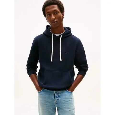 Tommy Hilfiger ESSENTIAL FLUFFER HOODIE Heren M Woestijnblauw