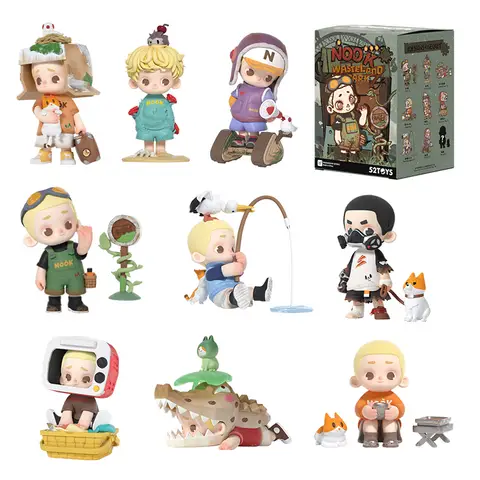 52TOYS NOOK Série Wasteland Paradise Boîte Mystère, Figurine de Collection Tendance, Décoration de Bureau en Peluche Mignonne, Cadeau d'Anniversaire, Une Figurine Aléatoire par Commande
