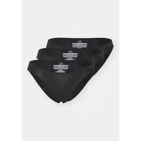 Calvin Klein Unterwäsche BIKINI 3PK UB1 - Damen Schwarz XL
