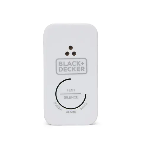 BLACK+DECKER Connected Carbon Monoxide Alarm, 10-Year Sealed Battery & Sensor Life, Wireless Interlink, Portable, for Home
