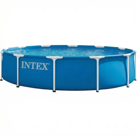 Intex Metal Frame Piscine tubulaire ronde - Ø 3,66 x 0,76 m