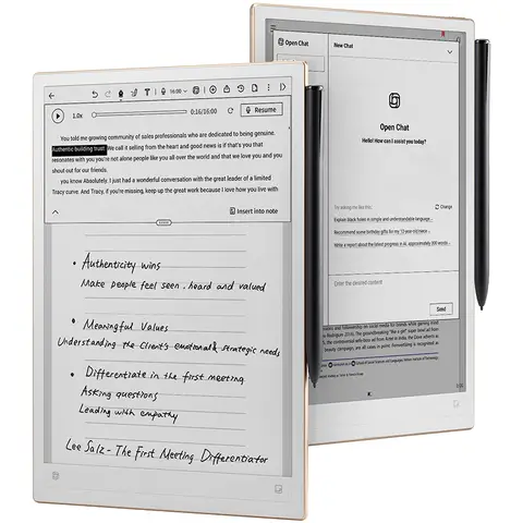 iFLYTEK AINOTE 2, tablette papier - 10,65 pouces, cahier numérique - 4,2 mm avec stylet, compatible ChatGPT et Google Play, prise de notes IA, transcription 16 langues