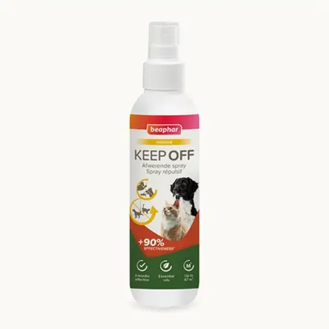 Beaphar KEEP OFF Spray répulsif INDOOR pour chien et chats - 200 ml