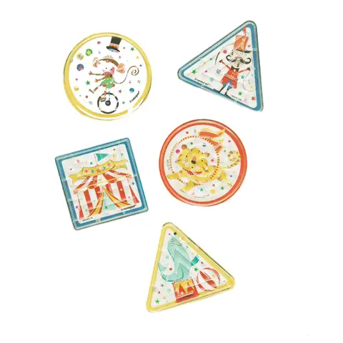 Unique Party Unique Circus Animal Maze Game, 6 Pack