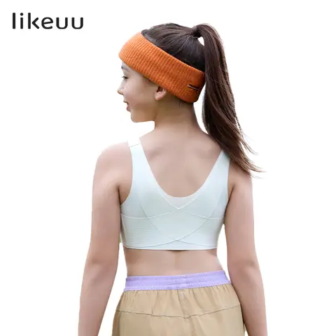 likeuu Posture-Correcting Bra Off-White