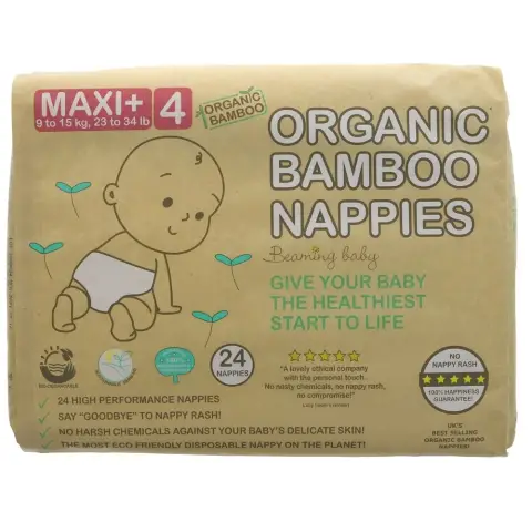 Organic Bamboo Nappies Size 4
