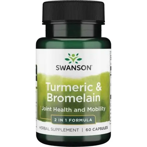 Swanson Full Spectrum Turmeric + Bromelain Joint Inflammation Capsules - 60 Capsules